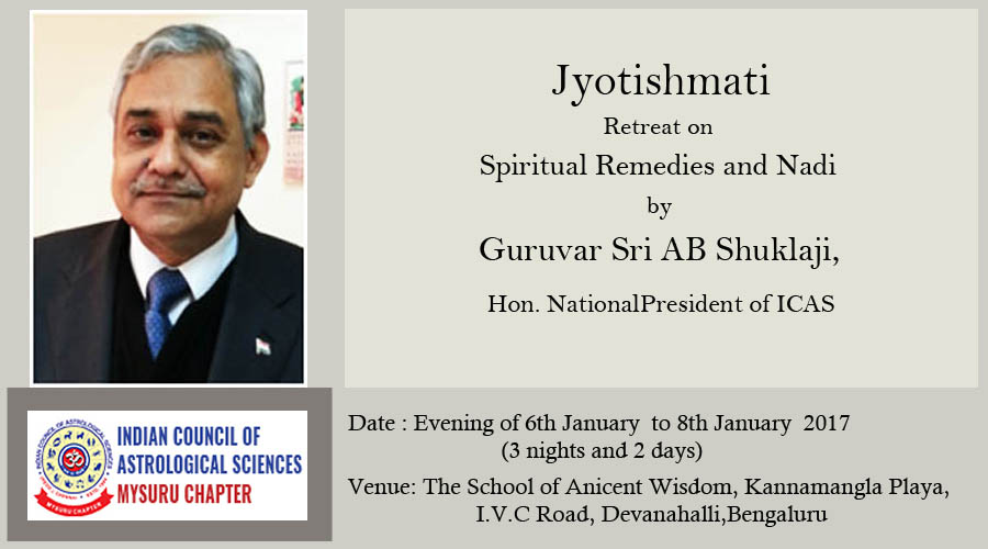 Jyothishmati – Retreat on Spiritual Remedies and Nadi